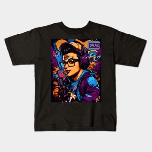 Graffiti Podcast Kids T-Shirt